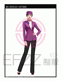 職業裝空姐服制服設計圖699