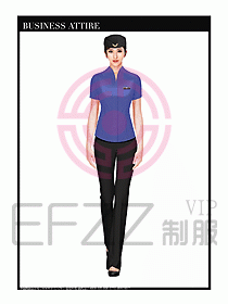 職業(yè)裝空姐服制服設(shè)計(jì)圖707