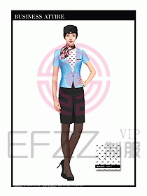 職業裝空姐服制服設計圖717
