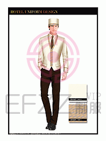 酒店門童保安行李生制服設計984
