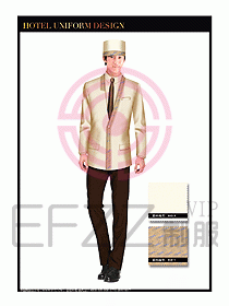酒店門童保安行李生制服設計989