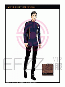 酒店門童保安行李生制服設(shè)計997