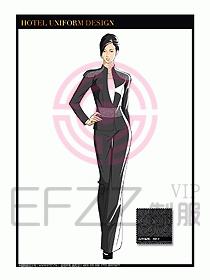 酒店總臺大堂服務員制服819