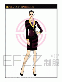 酒店總臺大堂服務(wù)員制服831