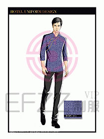 酒店中餐服務(wù)員制服設(shè)計(jì)1599