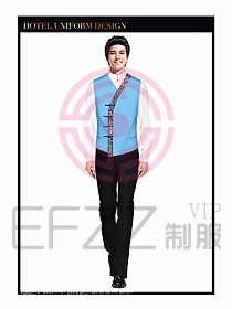 餐飲中餐傳菜員制服設計103