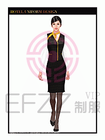 餐飲中餐傳菜員制服設計104