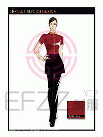 餐飲中餐傳菜員制服設計110