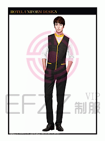 餐飲中餐傳菜員制服設(shè)計(jì)105