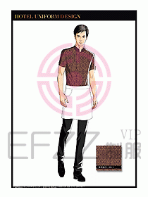 餐飲中餐傳菜員制服設計118