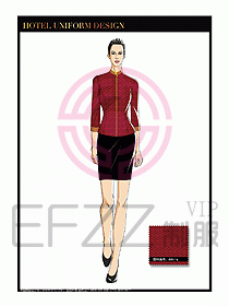 餐飲中餐傳菜員制服設計122