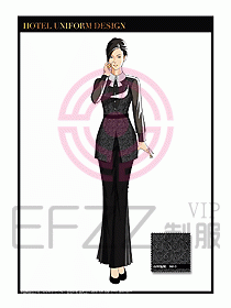酒店制服西餐咨客服裝設(shè)計(jì)474