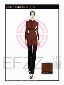 客房服務(wù)員制服設(shè)計(jì)圖456
