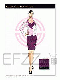 總臺收銀接待制服設計圖246