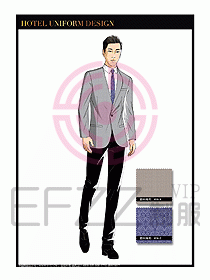 總臺收銀接待制服設(shè)計(jì)圖254