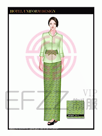 水療SPA咨客迎賓制服設計339