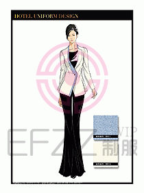 水療SPA咨客迎賓制服設(shè)計355