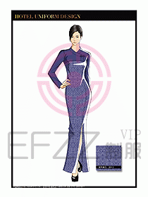 水療SPA咨客迎賓制服設(shè)計(jì)362