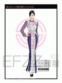 水療SPA咨客迎賓制服設(shè)計373