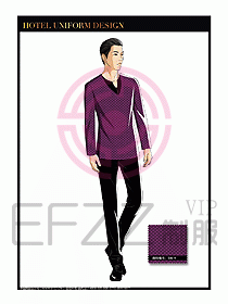 SPA會(huì)所服務(wù)生制服設(shè)計(jì)圖401