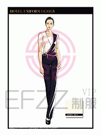 SPA會所服務(wù)生制服設(shè)計(jì)圖405