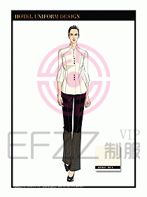 SPA會所服務生制服設計圖418