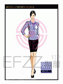 SPA會所服務生制服設計圖425