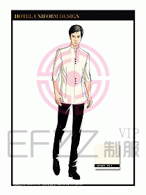 SPA會所服務生制服設計圖430