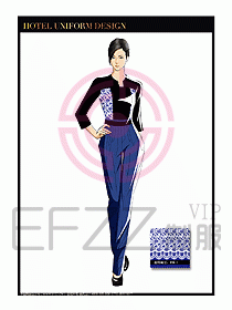 SPA會所服務生制服設計圖434