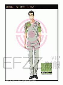 SPA會(huì)所服務(wù)生制服設(shè)計(jì)圖435