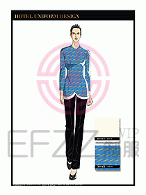 按摩技師美容制服設(shè)計1128