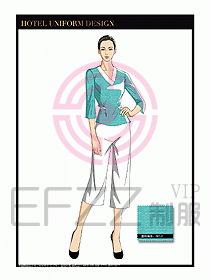 按摩技師美容制服設(shè)計(jì)1135