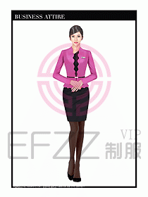 職業裝空姐服制服設計圖739