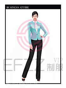 職業裝空姐服制服設計圖745