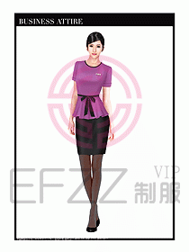 職業(yè)裝空姐服制服設(shè)計圖761