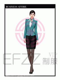 職業裝空姐服制服設計圖758