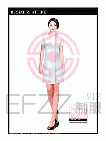 按摩技師美容制服設計1149