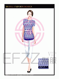 按摩技師美容制服設計1162
