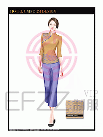 按摩技師美容制服設計1161