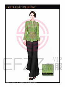 按摩技師美容制服設(shè)計(jì)1180
