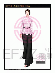 按摩技師美容制服設計1181