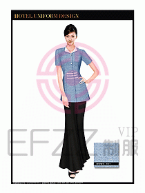 按摩技師美容制服設(shè)計1191