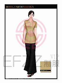 按摩技師美容制服設計1195