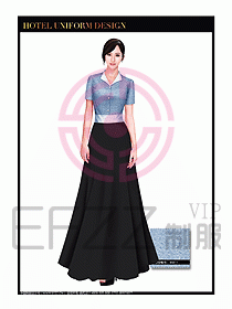 按摩技師美容制服設計1194