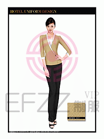 按摩技師美容制服設計1202