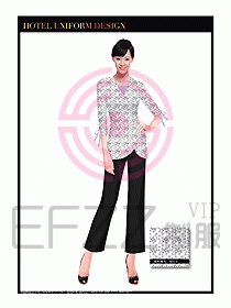 按摩技師美容制服設計1224