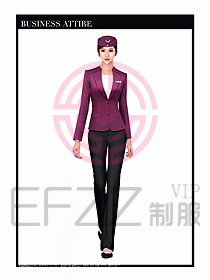 職業裝空姐服制服設計圖775