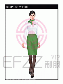 職業(yè)裝空姐服制服設(shè)計圖772
