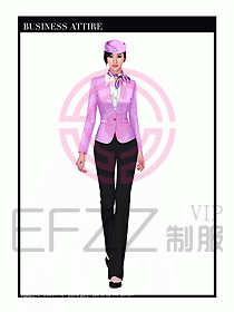 職業裝空姐服制服設計圖790