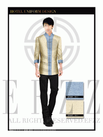 酒店中餐服務員制服設(shè)計1642